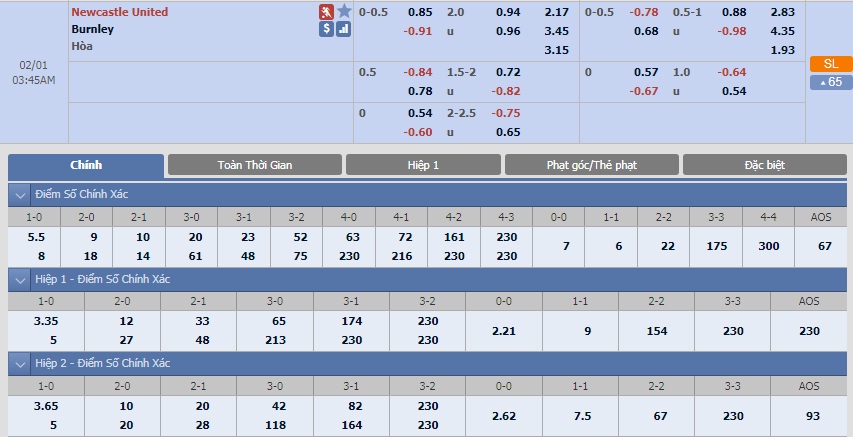 newcastle-vs-burnley-tip-bong-da-1-2-2018 3