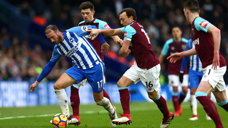 Brighton and Hove Albion v West Ham United - Premier League