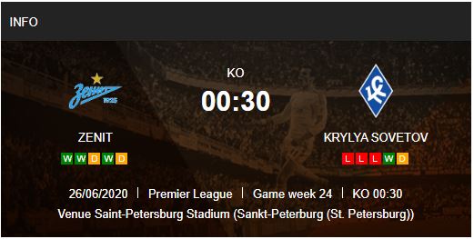 Zenit-vs-Krylya-Sovetov-Suc-manh-nha-vo-dich-0h30-ngay-27-06-VDQG-Nga-–-Premier-League-6