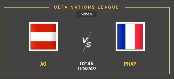 Nhận định, Soi kèo Áo vs Pháp, UEFA Nations League 01h45 ngày 11/6/2022