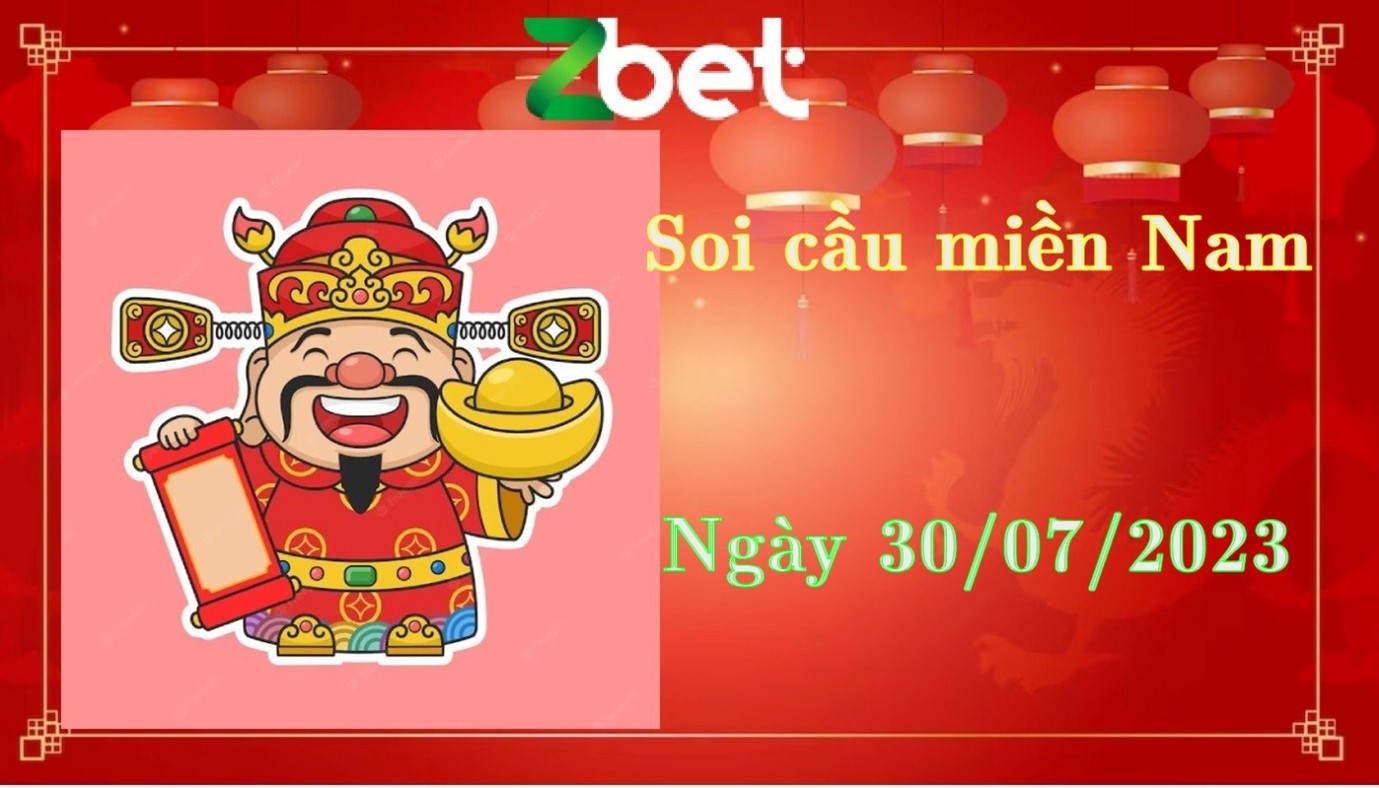 Zbet Soi Cầu Miền Nam, Chủ Nhật ngày 30/07/2023 – XSMN