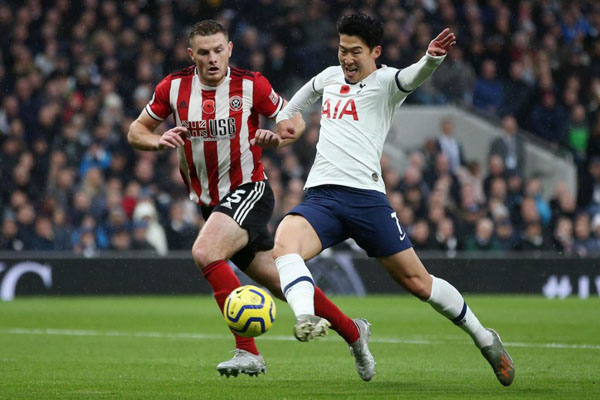 Thành tích thi đấu gần đây của Tottenham và Sheffield Utd