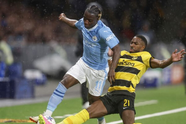 Thành tích thi đấu gần đây của Manchester City và Young Boys