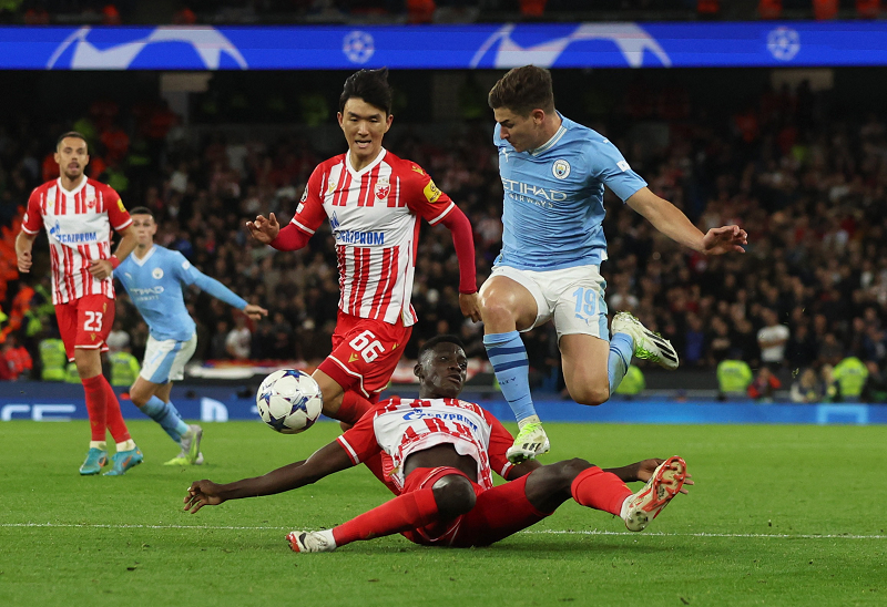 Tổng hợp kết quả nhận định trận đấu Crvena Zvezda vs Manchester City