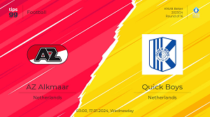 Tip kèo bóng đá trận AZ Alkmaaz vs Quick Boys, 03h00 ngày 17/01/2024