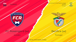 Tip kèo bóng đá trận Rosengard W vs SL Benfica W, 00h45 ngày 26/01/2024