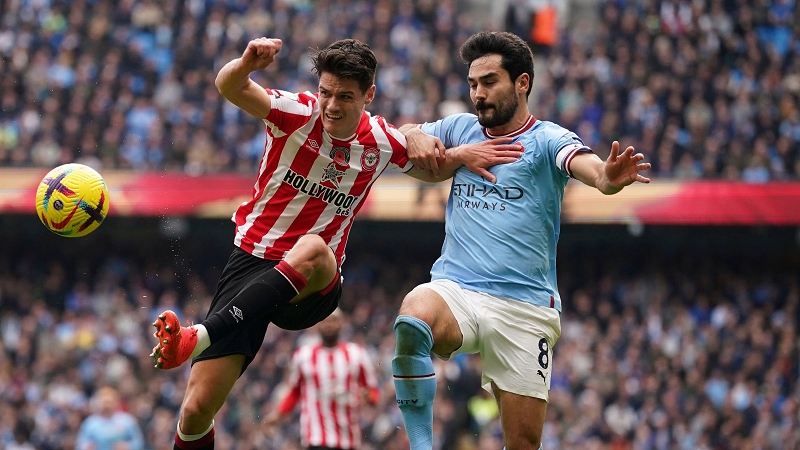 Tổng hợp kết quả nhận định trận đấu Brentford vs Manchester City 