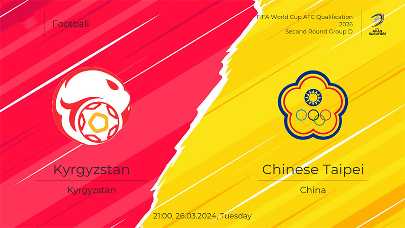 Soi kèo nhà cái Kyrgyzstan vs Đài Bắc Trung Hoa – Vòng loại World Cup – 26/03/2024