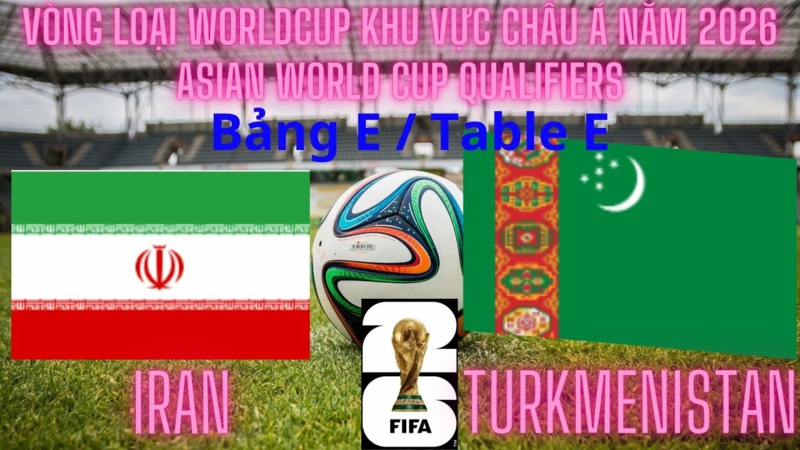 Soi kèo nhà cái Iran vs Turkmenistan – World Cup Qualification AFC – 21/3/2024 