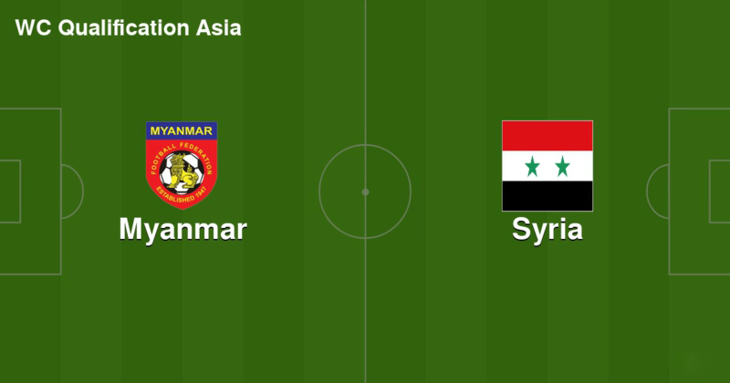 Soi kèo nhà cái Myanmar vs Syria – Vòng loại thứ hai World Cup – 21/3/2024