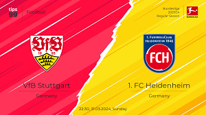 Tip kèo bóng đá trận VfB Stuttgart vs Heidenheim, 22h30 ngày 31/03/2024