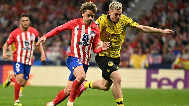 Tổng hợp kết quả nhận định trận đấu Borussia Dortmund  vs Atletico Madrid