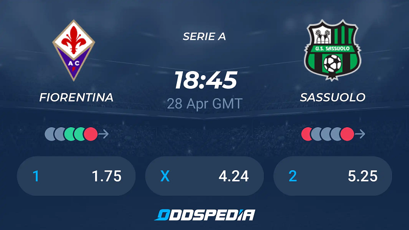 Nhận định trận đấu Fiorentina vs Sassuolo uk88