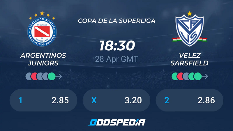 Tip kèo bóng đá trận Argentinos Juniors vs Velez Sarsfield uk88