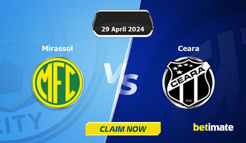 Tip kèo bóng đá trận Mirassol SP vs Ceara CE uk88