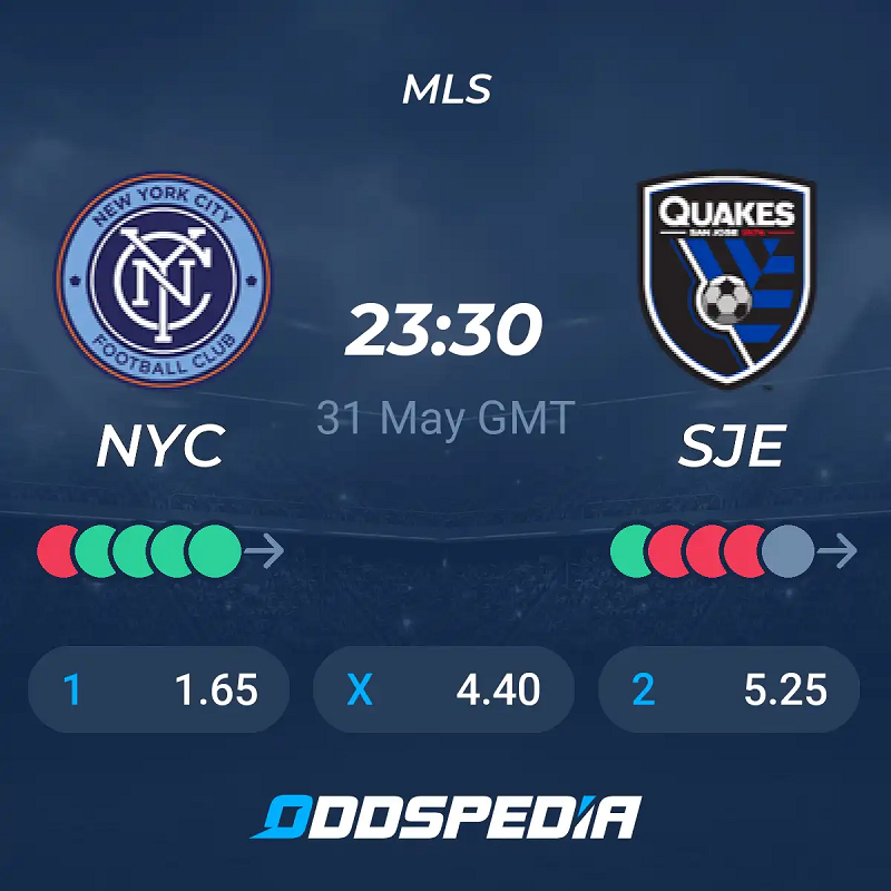 Nhận định trận đấu New York City vs San Jose Earthquakes uk88