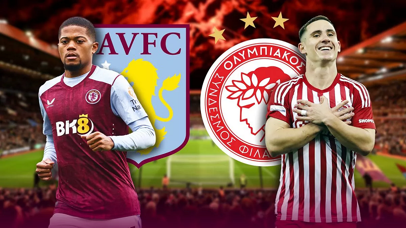 Tip kèo bóng đá trận Aston Villa vs Olympiacos uk88