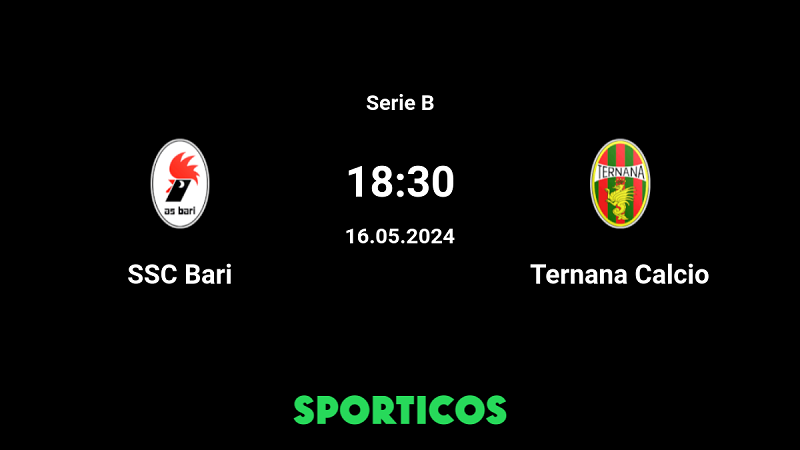 Tip kèo bóng đá trận Bari vs Ternana uk88