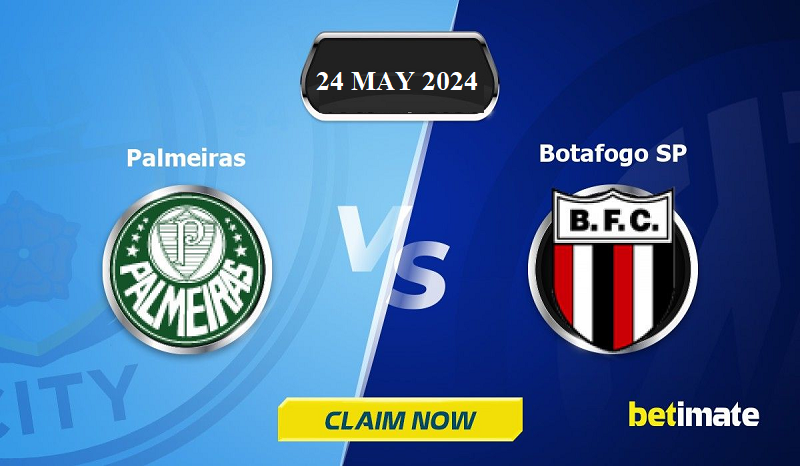 Tip kèo bóng đá trận Botafogo SP vs Palmeiras SP uk88