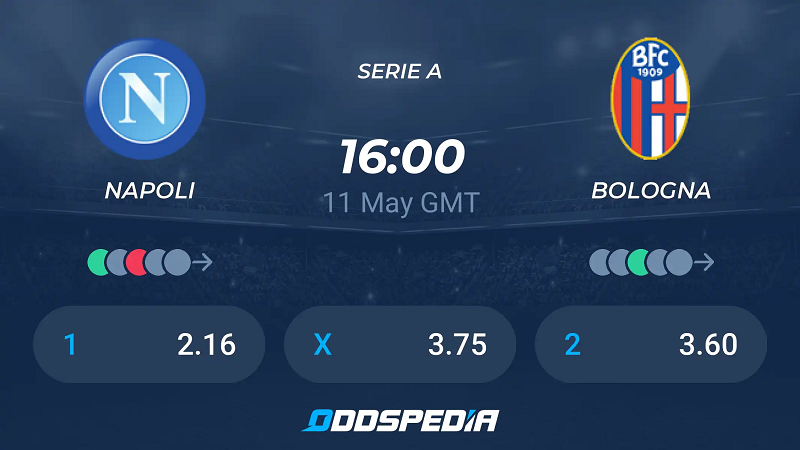 Tip kèo bóng đá trận Napoli vs Bologna uk88