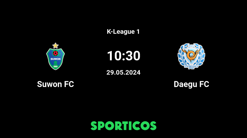 Tip kèo bóng đá trận Suwon FC vs Daegu uk88