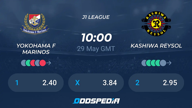 Tip kèo bóng đá trận Yokohama F Marinos vs Kashiwa Reysol uk88