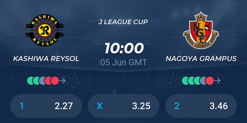 Nhận định trận đấu Kashiwa Reysol vs Nagoya Grampus uk88