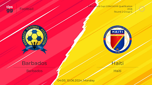 Tip kèo bóng đá trận Barbados vs Haiti, 04h00 ngày 10/06/2024