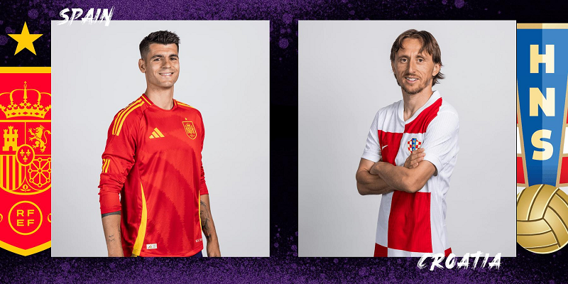 Tip kèo Châu Âu Spain vs Croatia