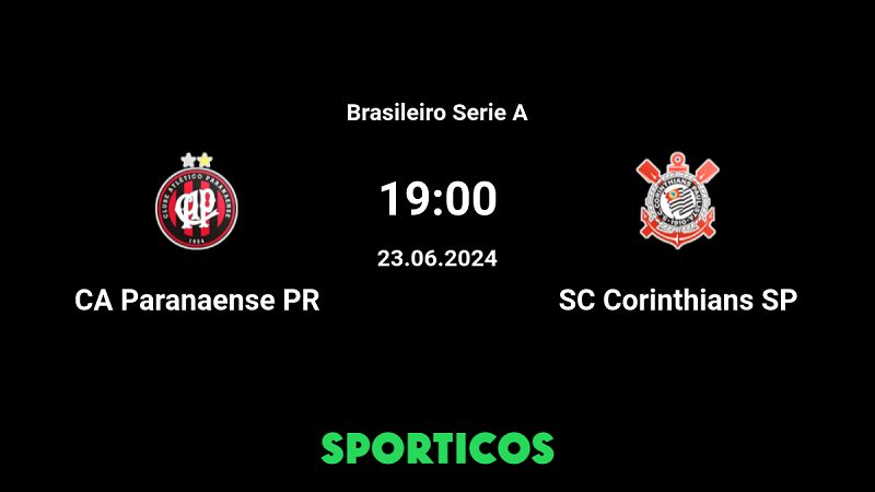 Tip kèo bóng đá trận Atletico Paranaense vs Corinthians SP uk88