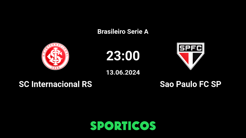 Tip kèo bóng đá trận SC Internacional vs Sao Paulo SP uk88