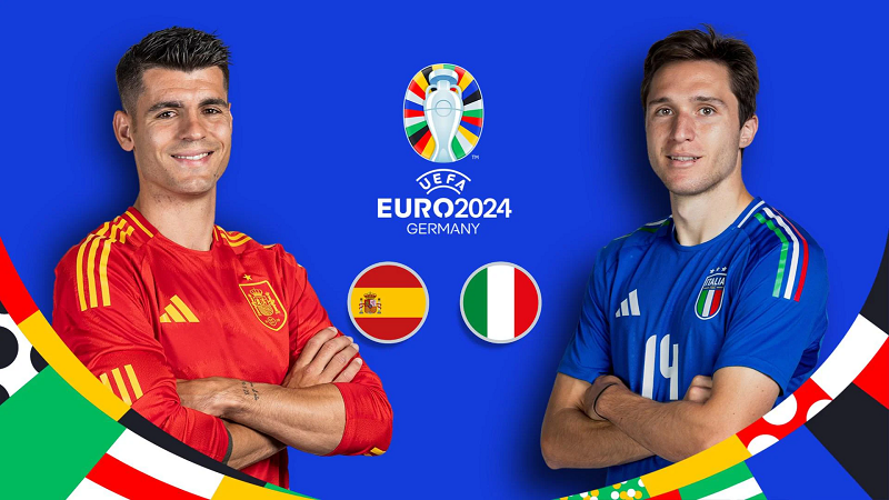 Tip kèo bóng đá trận Spain vs Italia uk88