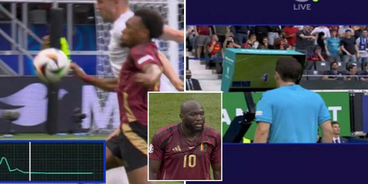 VAR từ chối bàn gỡ hòa của Lukaku, Bỉ thua Slovakia tại Euro 2024