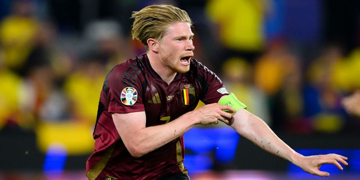 De Bruyne giúp Bỉ giành chiến thắng trước Romania tại Euro 2024