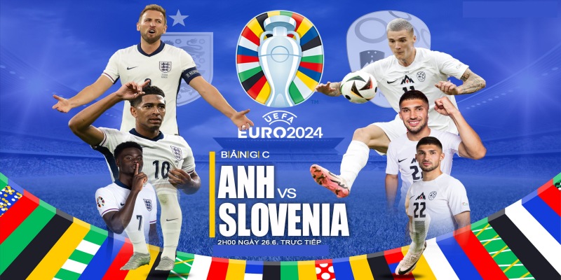 SV88 Soi Kèo Anh Vs Slovenia 02:00h Ngày 26/6 – Euro 2024