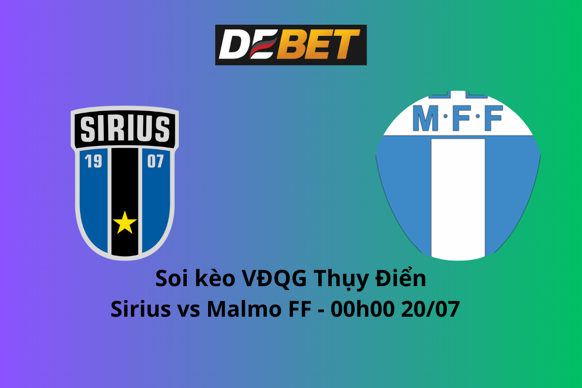 Soi kèo Sirius vs Malmo FF 00h00 ngày 20/07/2024 – VĐQG Thụy Điển