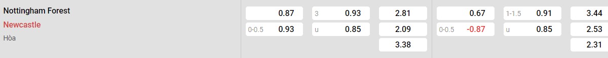 Soi kèo - Nhận định Nottingham Forest vs Newcastle