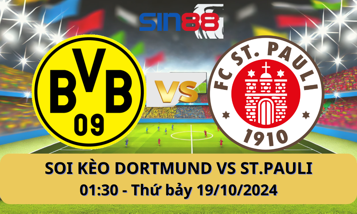 Nhận định bóng đá Dortmund - St. Pauli 01h30 ngày 18/10/2024 - Bundesliga (Kate)