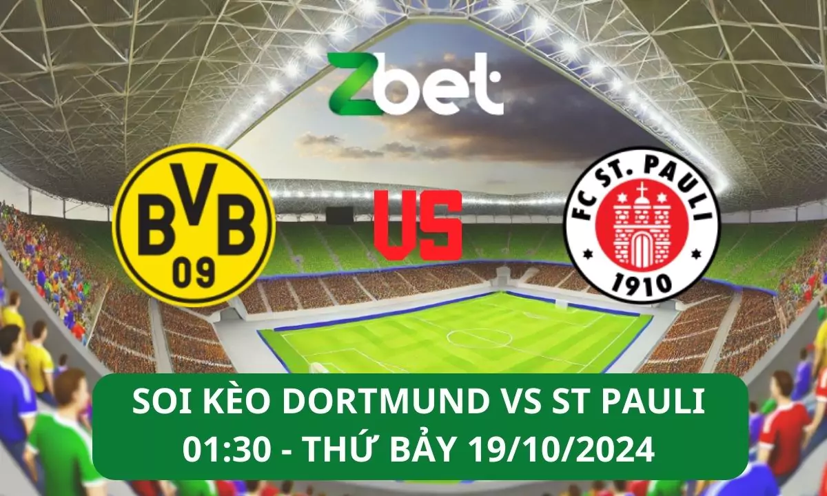 Nhận định soi kèo Dortmund vs St Pauli, 01h30 19/10/2024 – Bundesliga