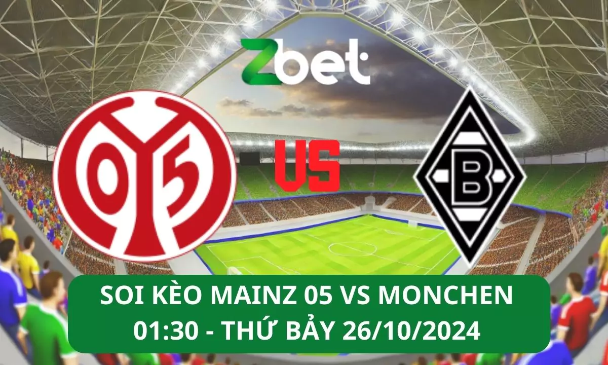 Nhận định soi kèo Mainz vs Mönchengladbach, 01h30 26/10/2024 – Bundesliga