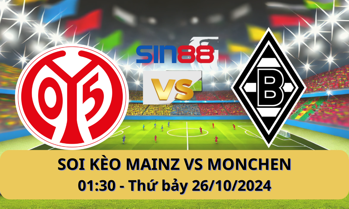 Nhận định bóng đá Mainz - Monchengladbach 01h30 ngày 26/10/2024 - Bundesliga (Kate)