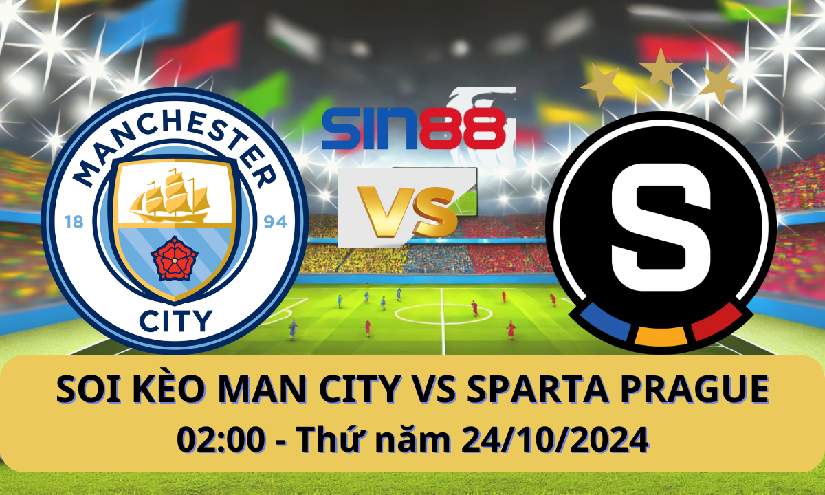 Nhận định bóng đá Manchester City - Sparta Prague 02h00 ngày 24/10/2024 - Champions League (Kate)