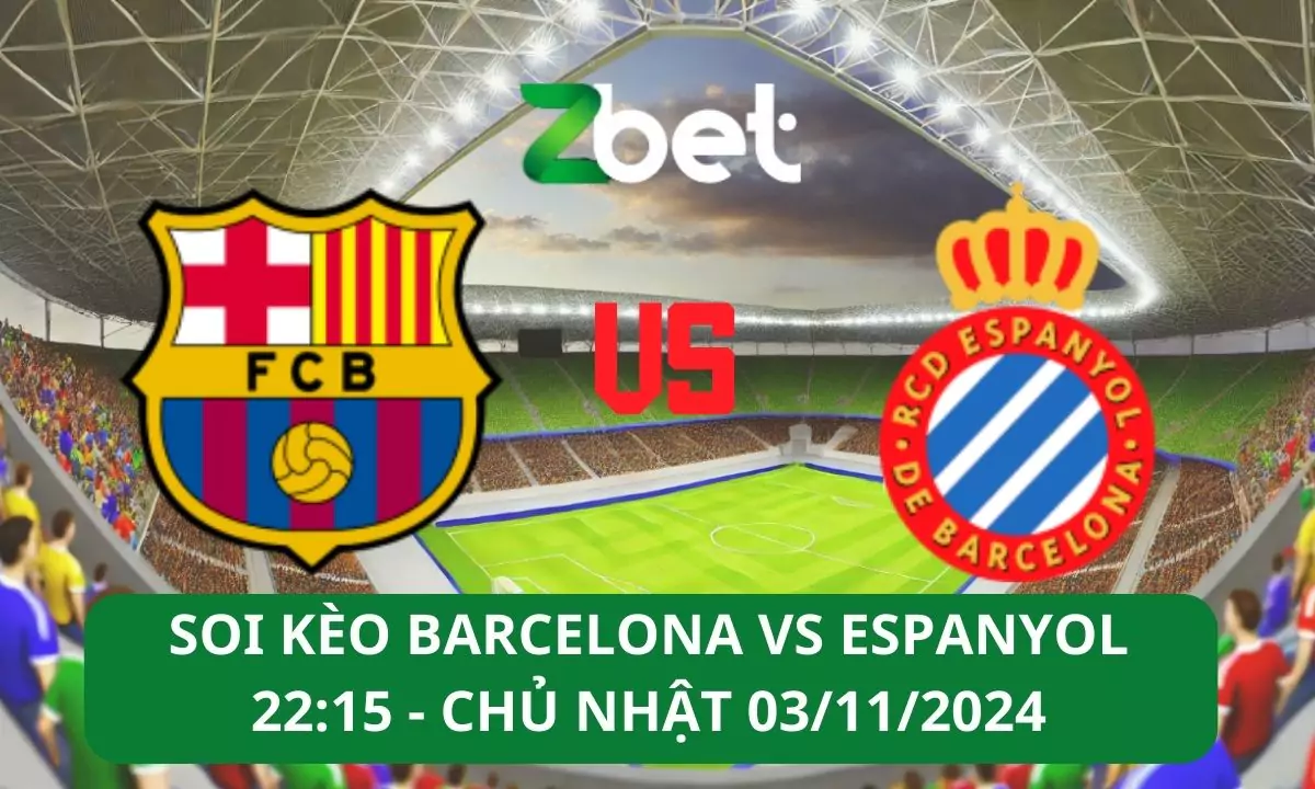 Nhận định soi kèo Barcelona vs Espanyol, 22h15 03/11/2024 – La Liga