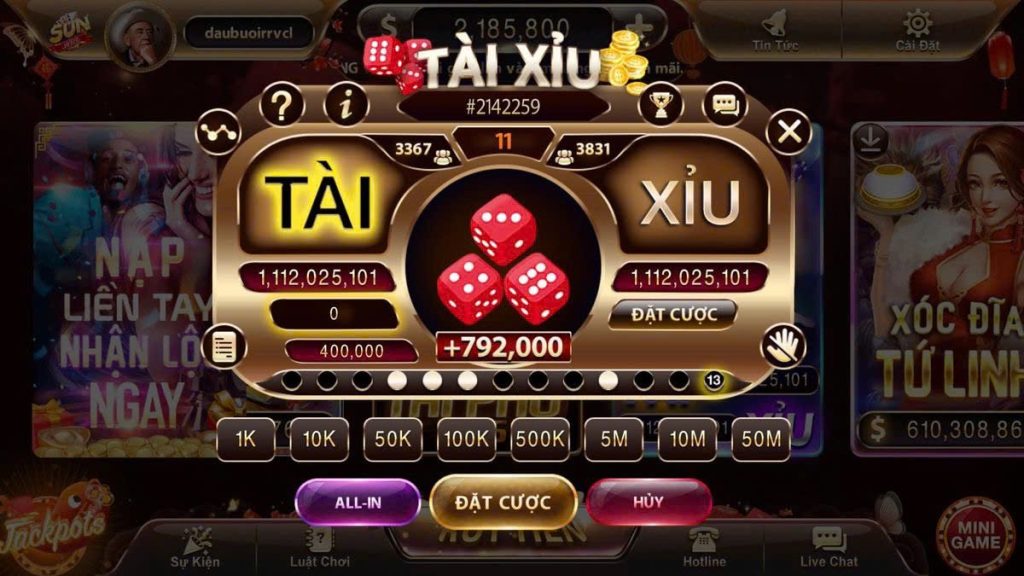Cách bắt tài xỉu trực tuyến