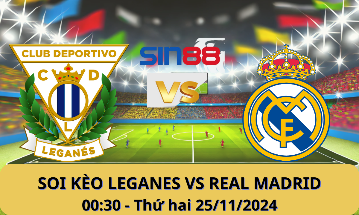 Nhận định bóng đá Leganes - Real Madrid 00h30 ngày 25/11/2024 - La Liga (Kate)