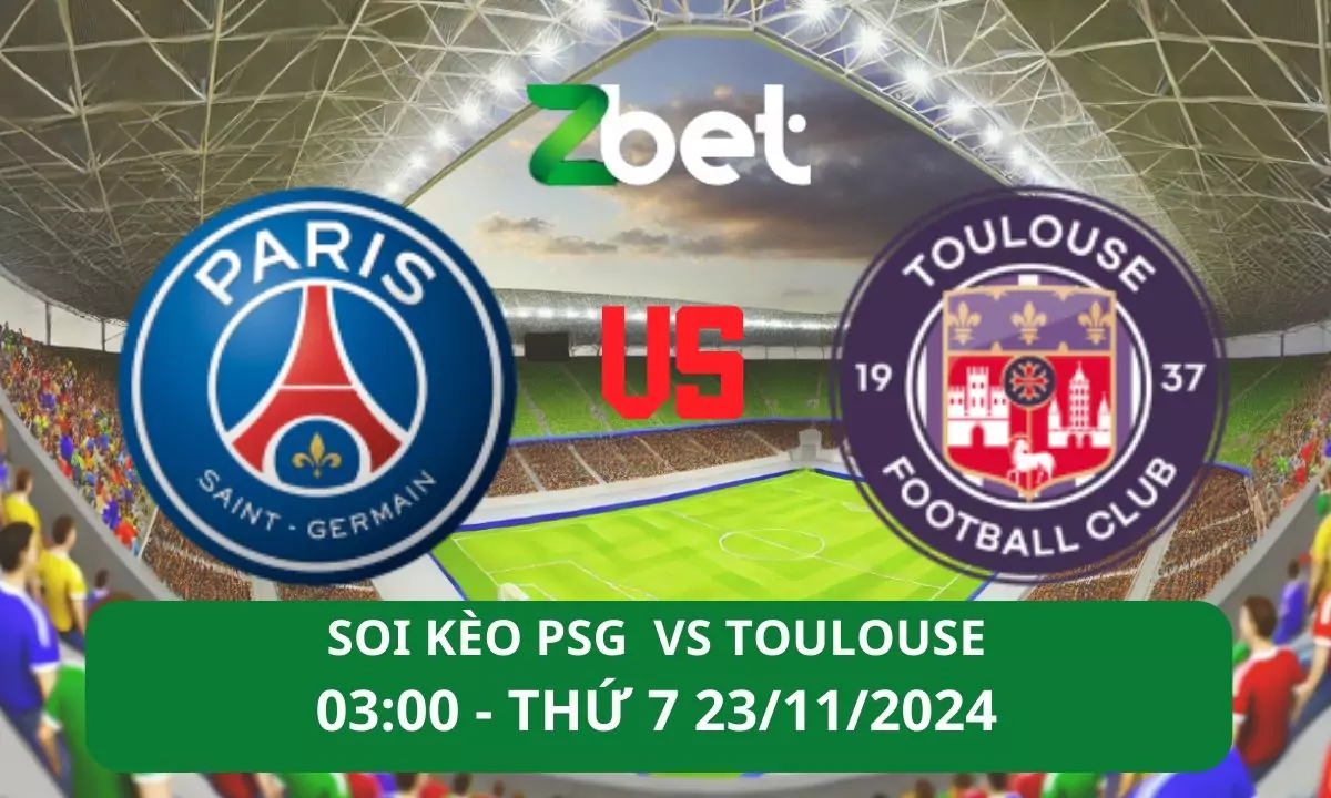 Nhận định soi kèo PSG vs Toulouse, 03h00 23/11/2024 – Ligue 1