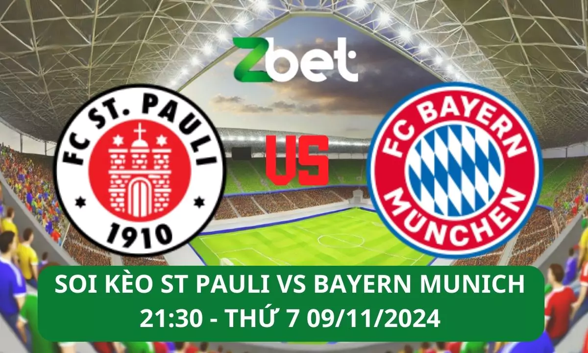 Nhận định soi kèo St. Pauli vs Bayern Munich, 21h30 09/11/2024 – Bundesliga