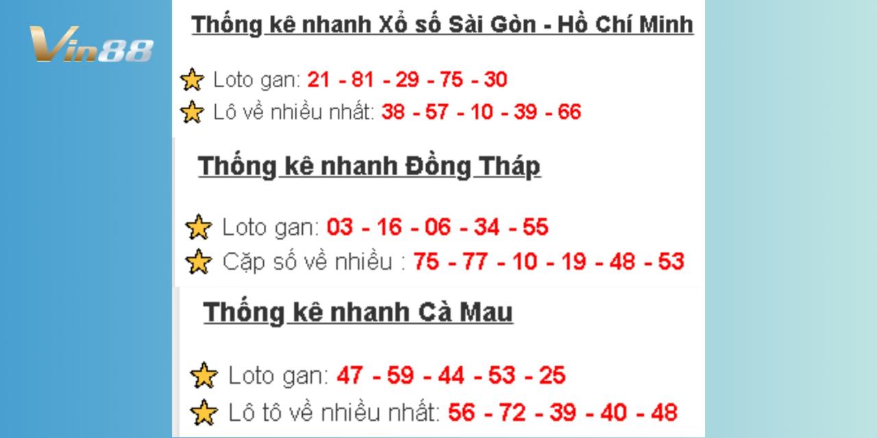  Thống Kê Kết Quả Xổ Số Miền Nam Thứ 2 Ngày 18/11/2024