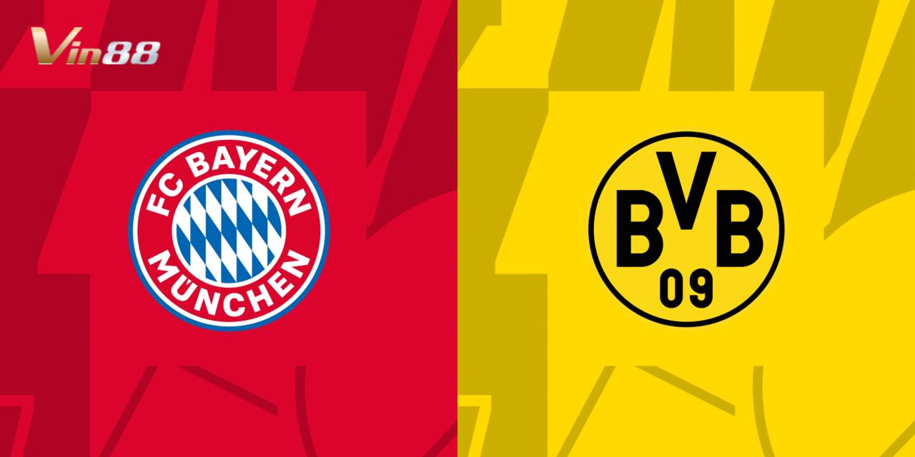 Trận đấu Borussia Dortmund vs Bayern Munich, 00h30 ngày 1/12/2024 trên sân Signal Iduna Park