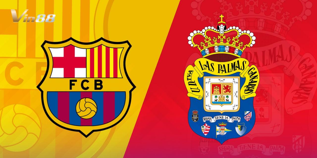 Trận đấu giữa Barcelona và Las Palmas tại vòng 15 La Liga 2024/25